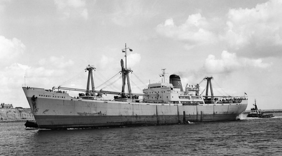 The Nnamdi Azikiwe Ship, December, 1975